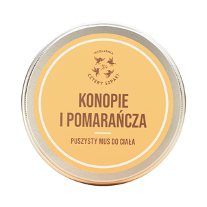 Mydlarnia Cztery Szpaki Puszysty Mus do Ciała Konopie i Pomarańcza 150ml