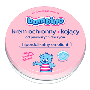 Bambino Krem Ochronny + Kojący dla Niemowląt i Dzieci od Pierwszych Dni Życia 150ml