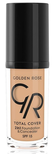Golden Rose Total Cover 2 in 1 SPF15 Kryjący Podkład 04 Beige Golden Rose Total Cover 2 in 1 SPF15 Kryjący Podkład 04 Beige
