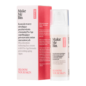 Make Me Bio Bloom Your Skin Krem do Twarzy Niwelujący Przebarwienia z Formułą Pro-Age 30ml Make Me Bio Bloom Your Skin Krem do Twarzy Niwelujący Przebarwienia z Formułą Pro-Age 30ml