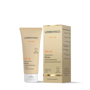 Uzdrovisco Pre-Age Peptydowy Krem Antyoksydacyjny Przeciw Przebarwieniom SPF50 50ml