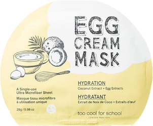 Too Cool For School Egg Cream Maska w Płacie Hydration