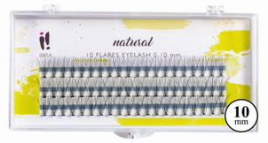 IBRA Makeup Zestaw Kępek Rzęs Knot-Free C-10mm