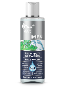 AVA Laboratorium Eco Men Żel Myjący do Twarzy 6w1 AVA Laboratorium Eco Men Żel Myjący do Twarzy 6w1