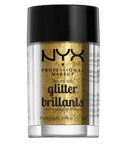 NYX Professional Makeup Glitter Brillants Brokat do Twarzy i Ciała 05 Gold