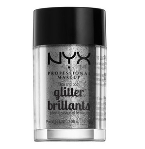 NYX Professional Makeup Glitter Brillants Brokat do Twarzy i Ciała 10 Silver