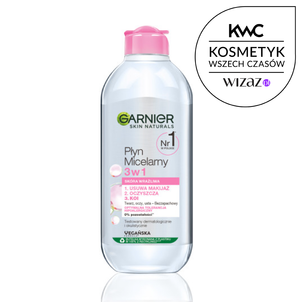 Garnier Skin Naturals Płyn Micelarny 3w1 Skóra Wrażliwa 400ml