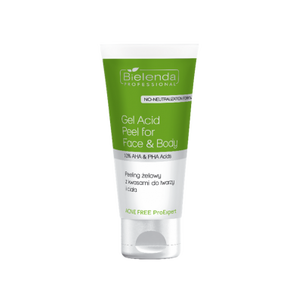 Bielenda Professional Acne Free ProExpert Peeling Żelowy z Kwasami do Twarzy i Ciała 150ml