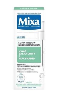 Mixa Serum Przeciw Niedoskonałościom z Kwasem Salicylowym i Niacynamidem 30ml Mixa Serum Przeciw Niedoskonałościom z Kwasem Salicylowym i Niacynamidem 30ml