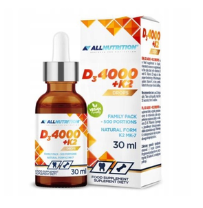 ALLNUTRITION D3 4000+K2 Drops Suplement Diety 30ml