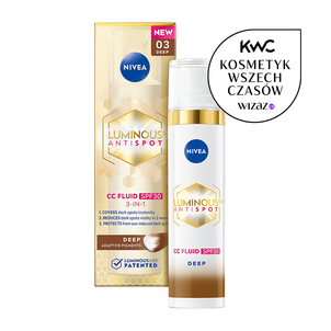 NIVEA LUMINOUS630® Przeciw Przebarwieniom Krem CC 3w1 SPF30+ 03 Deep 40ml