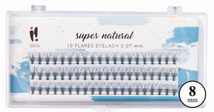 IBRA Makeup Zestaw Kępek Rzęs Knot-Free 0,07-C-8mm