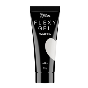 Elisium FlexyGel Żel do Paznokci Milky 65g Elisium FlexyGel Żel do Paznokci Milky 65g