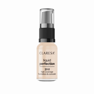 Claresa Liquid Perfection 2w1 Podkład i Korektor 101,5 Vanilla Claresa Liquid Perfection 2w1 Podkład i Korektor 101,5 Vanilla