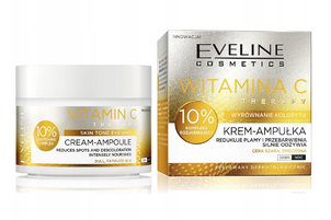 Eveline Krem-Ampułka Witamina C Wyrównanie Kolorytu 50ml Eveline Krem-Ampułka Witamina C Wyrównanie Kolorytu 50ml