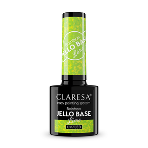 Claresa Rainbow Jello Base Baza Hybrydowa Lime