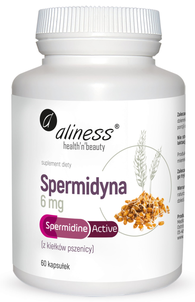 Aliness Spermidyna 6mg Suplement Diety 60 Kapsułek