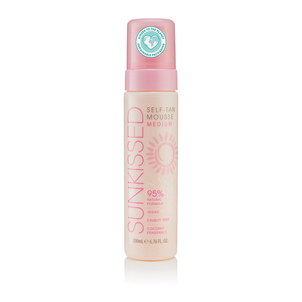 Sunkissed Self-Tan Mousse Pianka Brązująca do Ciała Medium 200ml