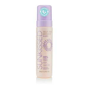 Sunkissed Self-Tan Mousse Pianka Brązująca do Ciała Dark 200ml