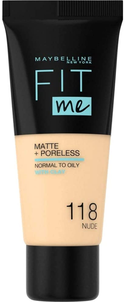 Maybelline Fit Me! Matte + Poreless Podkład Matujący 118
