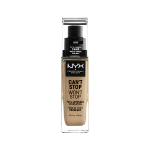 NYX Professional Makeup Can't Stop Won't Stop Długotrwały Podkład Kryjący Beige NYX Professional Makeup Can't Stop Won't Stop Długotrwały Podkład Kryjący Beige