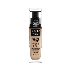NYX Professional Makeup Can't Stop Won't Stop Długotrwały Podkład Kryjący Natural NYX Professional Makeup Can't Stop Won't Stop Długotrwały Podkład Kryjący Natural