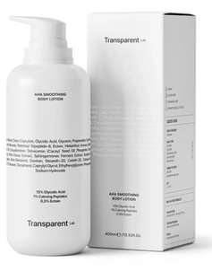 Transparent Lab AHA Smoothing Body Lotion Kuracja do Ciała z Kwasami 400ml