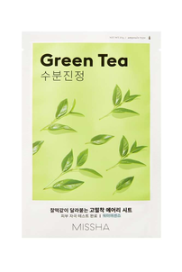 Missha Airy Fit Sheet Green Tea Maseczka Nawilżająca