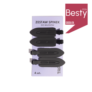 TAPTAP Zestaw Spinek do Włosów Czarne 4szt TAPTAP Zestaw Spinek do Włosów Czarne 4szt