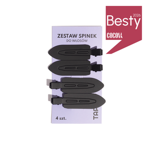 TAPTAP Zestaw Spinek do Włosów Czarne 4szt