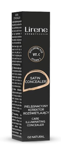 Lirene Satin Concealer Pielęgnujący Korektor Rozświetlający 02 Natural Lirene Satin Concealer Pielęgnujący Korektor Rozświetlający 02 Natural