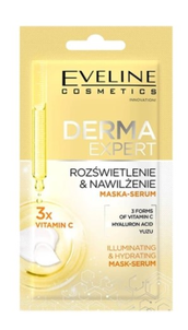 Eveline Derma Expert Kremowa Maska-Serum Rozświetlenie i Nawilżenie Eveline Derma Expert Kremowa Maska-Serum Rozświetlenie i Nawilżenie