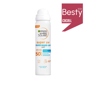 Garnier Ambre Solaire Super Uv Overmakeup Mist Mgiełka Ochronna do Twarzy SPF50+ 75ml Garnier Ambre Solaire Super Uv Overmakeup Mist Mgiełka Ochronna do Twarzy SPF50+ 75ml