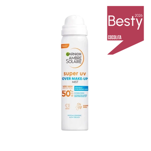 Garnier Ambre Solaire Super Uv Overmakeup Mist Mgiełka Ochronna do Twarzy SPF50+ 75ml