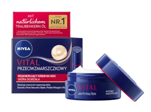 NIVEA Vital Przeciwzmarszczkowy Regenerujący Krem na Noc 50ml NIVEA Vital Przeciwzmarszczkowy Regenerujący Krem na Noc 50ml