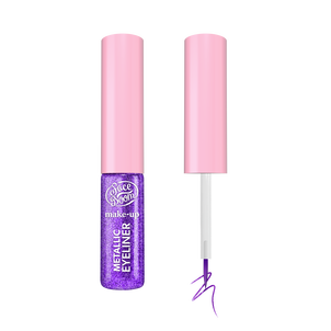 Faceboom Metaliczny Eyeliner z Pędzelkiem 03 Violet Gleam Faceboom Metaliczny Eyeliner z Pędzelkiem 03 Violet Gleam