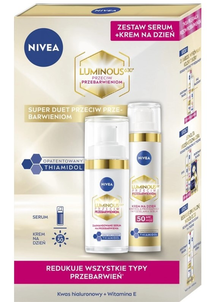 NIVEA Luminous 630 Zestaw Serum + Krem NIVEA Luminous 630 Zestaw Serum + Krem