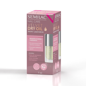 Semilac Velvet Dry Oil Suchy Olejek do Skórek i Paznokci Semilac Velvet Dry Oil Suchy Olejek do Skórek i Paznokci