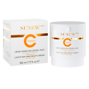Sunew Med+ Lekki Krem do Twarzy z Witaminą C na Dzień i Noc 50ml