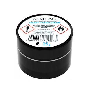 Semilac Żel Budujący UV Smart Tytan Clear 15g Semilac Żel Budujący UV Smart Tytan Clear 15g