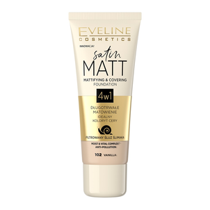 Eveline Podkład Satin Matt 102 Vanilla 30ml Eveline Podkład Satin Matt 102 Vanilla 30ml