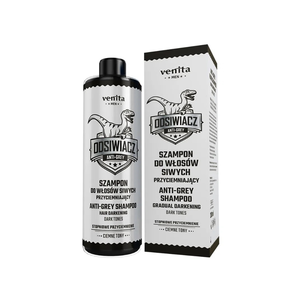 Venita Men Szampon do Włosów Siwych Przyciemniający Ciemne Tony 200ml