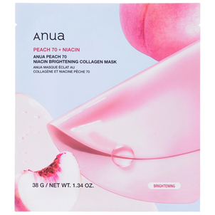 Anua Peach 70 + Niacin Rozjaśniająca Żelowa Maska do Twarzy