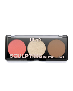 HEAN Sculpting Palette 3w1 Paleta do Konturowania Twarzy 03 HEAN Sculpting Palette 3w1 Paleta do Konturowania Twarzy 03