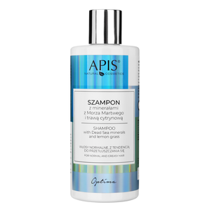 APIS Optima Szampon z Minerałami z Morza Martwego i Trawą Cytrynową 300ml