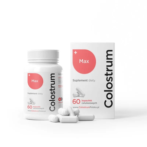 Colostrum Max Suplement Diety 60 Kapsułek Celulozowych