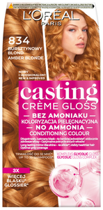Loreal Casting Creme Gloss Farba 834 Bursztynowy Blond Loreal Casting Creme Gloss Farba 834 Bursztynowy Blond