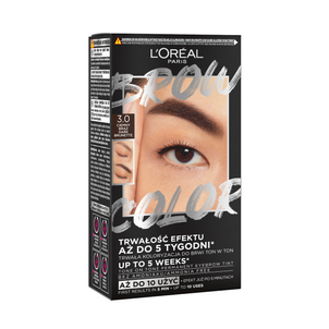 Loreal Brow Color Zestaw do Koloryzacji Brwi 3.0 Ciemny Brąz