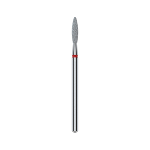 STALEKS Frez Diamentowy Płomyk Ostry Czerwony EXPERT Średnica 2,1mm