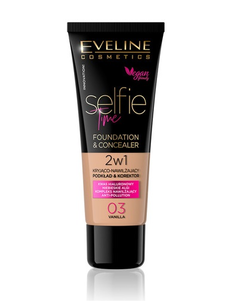 Eveline Selfie Time Podkład Kryjąco-Nawilżający 03 Vanilla